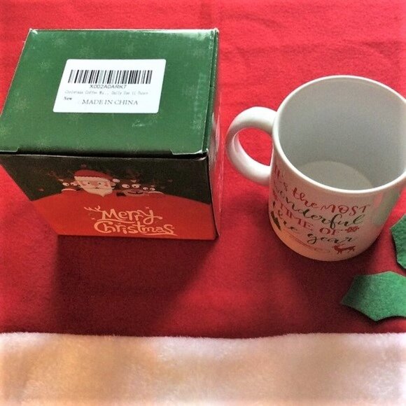 IT'S THE MOST WONDERFUL CHRISTMAS COFFE MUG HOLIDAY GIFT - Picture 8 of 10